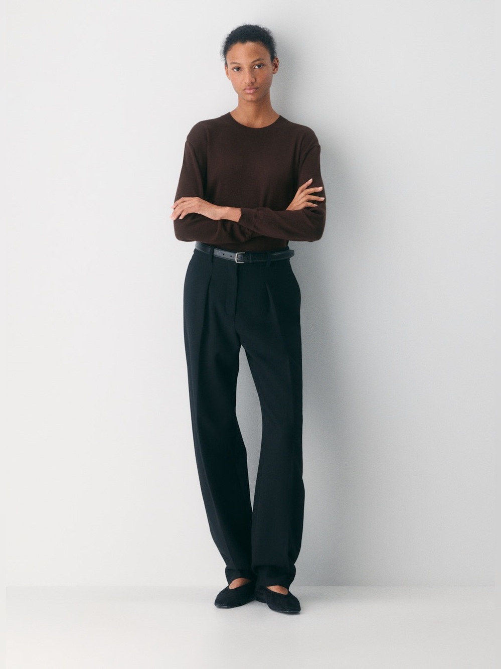Aritzia Bare Merino Wool Crew Sweater